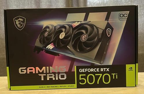 RTX 5070Ti 16go oc MSI, Computers en Software, Videokaarten, Nieuw, Nvidia, PCI-Express 5.0, Overige soorten, HDMI, DisplayPort