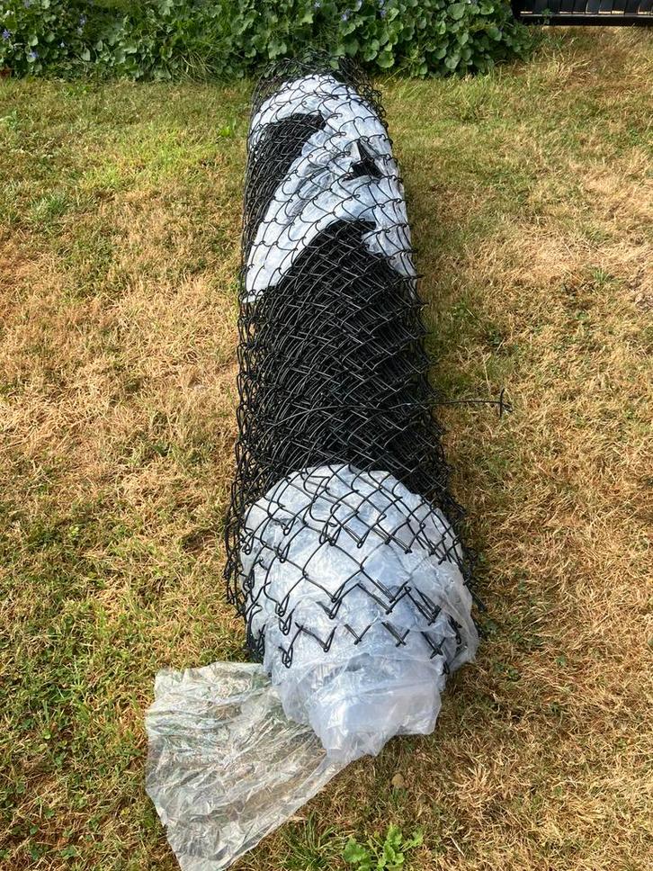 Omheining afsluitdraad - zwart - 10 meter, Tuin en Terras, Schuttingen, Zo goed als nieuw, Overige materialen, 1 tot 2 meter, 6 meter of meer