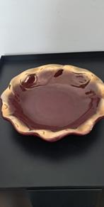 Plat en céramique bordeau, Ophalen