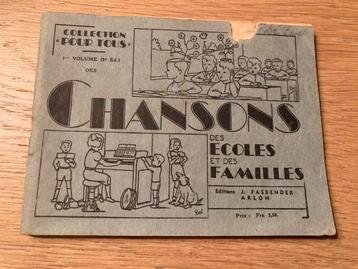 Chansons des écoles et des familles beschikbaar voor biedingen