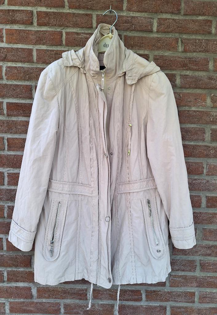 Veste femme  beige  Barbara Lebek, Kleding | Dames, Jassen | Winter, Zo goed als nieuw, Maat 42/44 (L), Beige, Ophalen