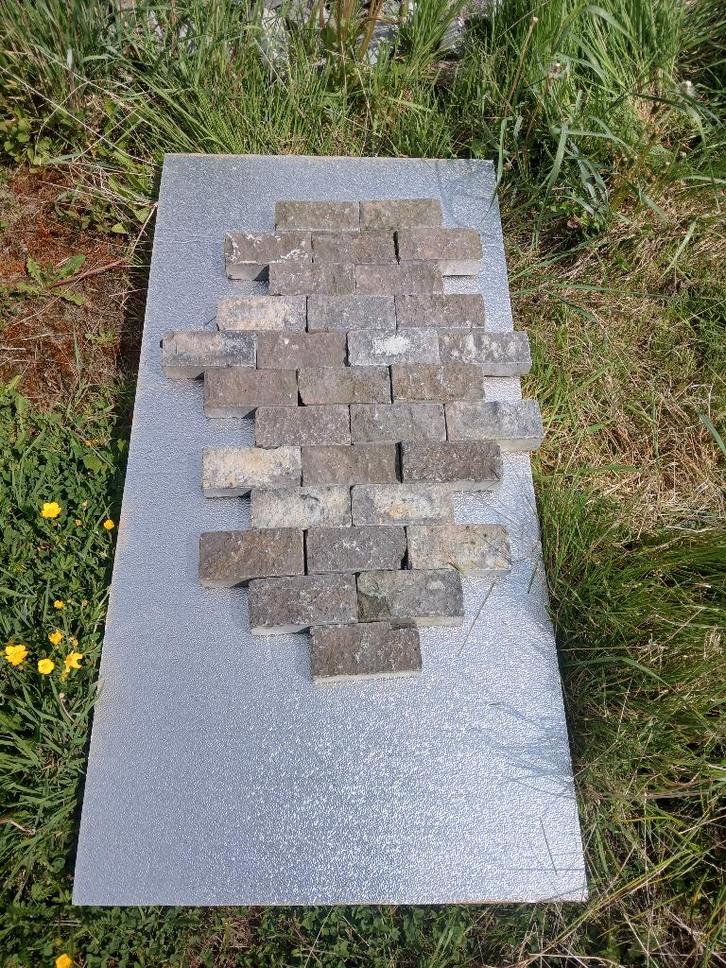 Pierres de patio en pierre bleue, Jardin & Terrasse, Pavé & Dalles, Utilisé, Autres types, Pierre naturelle, 10 m²² ou plus, Enlèvement