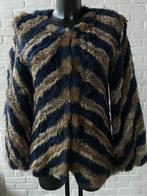 ZGAN jasje Zadig & Voltaire Deluxe in beige en marineblauw, Kleding | Dames, Zadig & Voltaire, Verzenden, Beige, Zo goed als nieuw
