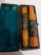 Sigaretten kokers art nouveau zilver, Antiek en Kunst, Ophalen of Verzenden