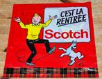 Tintin sac en plastique Scotch 1984 Hergé Kuifje, Verzamelen, Ophalen of Verzenden, Kuifje, Zo goed als nieuw, Overige typen