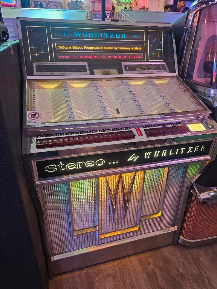 Wurlitzer 2800, Verzamelen, Automaten | Jukeboxen, Gebruikt, Wurlitzer, 1950 tot 1960, Met singles, Ophalen