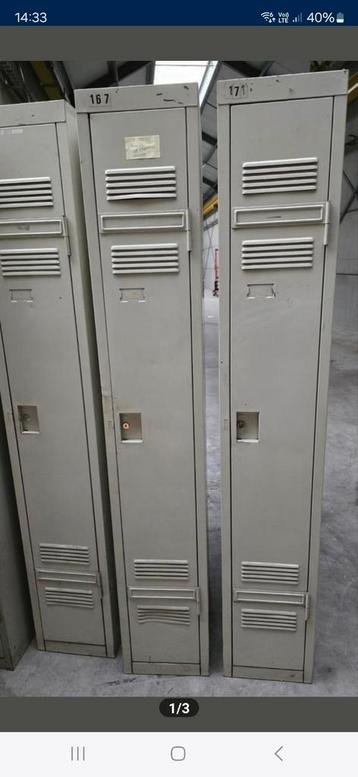 Locker lockerkast industrieel metaal halkast kleerkast 1/2d beschikbaar voor biedingen
