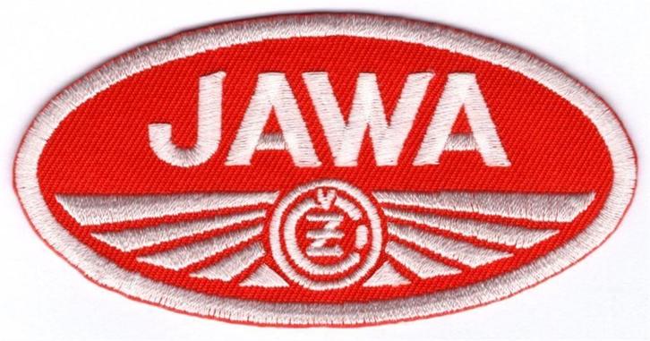 JAWA CZ stoffen opstrijk patch embleem #1, Motoren, Accessoires | Overige, Nieuw, Verzenden