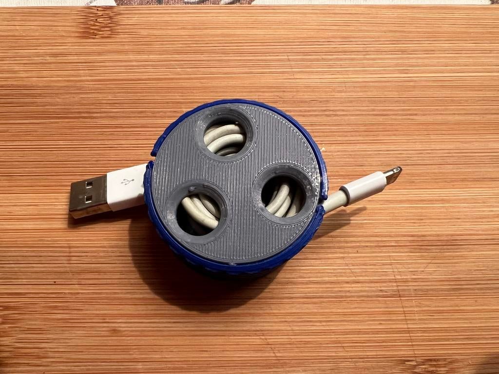 Kabelroller - mini kabelhaspel - gsm/ipad kabel organiser, Ophalen of Verzenden, Nieuw