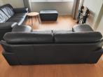 salon natuzzi zwart leder, Ophalen, Gebruikt, Leer, Modern, strak