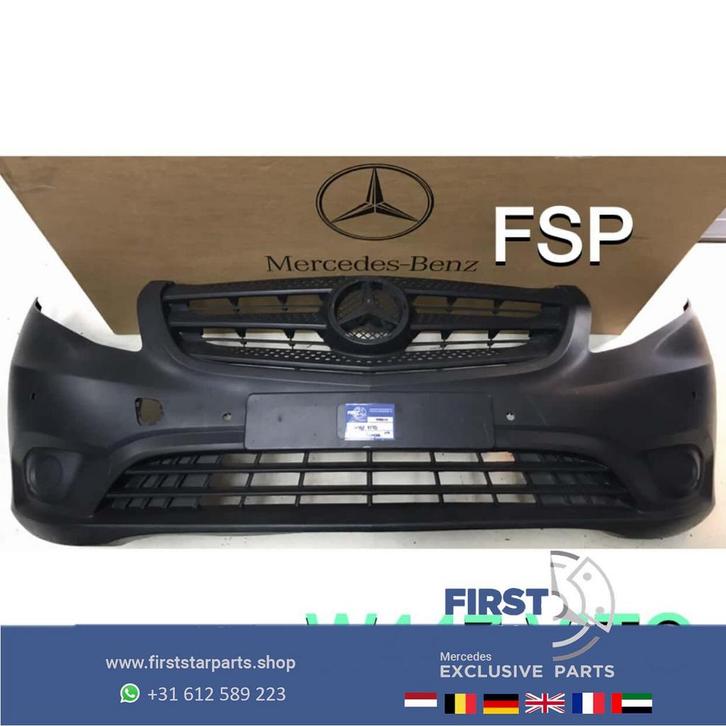 W447 VOORBUMPER + GRIL Origineel Mercedes VITO BESTELBUS BUM, Auto-onderdelen, Carrosserie, Bumper, Mercedes-Benz, Voor, Gebruikt