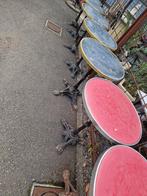 vintage bistrotafels 50/75cm €75 pst, Ophalen of Verzenden, Gebruikt