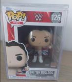 Wwf Funko British Bulldog & acrylic case, Ophalen of Verzenden, Zo goed als nieuw