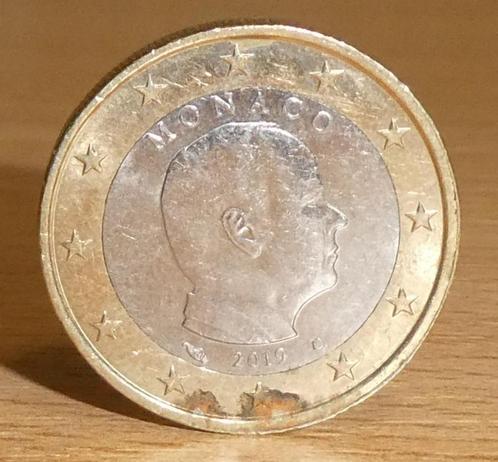 1 euro Monaco 2019, Postzegels en Munten, Munten | Europa | Euromunten, Losse munt, 1 euro, Monaco, Ophalen of Verzenden
