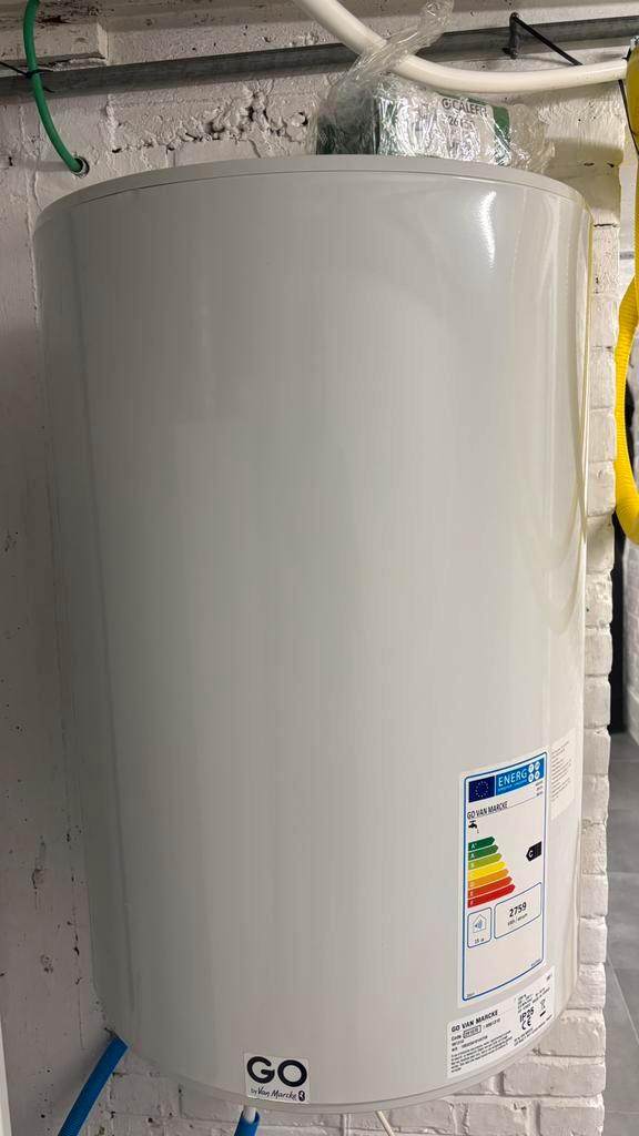 Van Marcke Go boiler 100L + raccords, Bricolage & Construction, Chauffe-eau & Boilers, Comme neuf, Boiler, Enlèvement ou Envoi