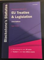 Blackstone's Statutes on EU Treaties & Legislation, Boeken, Nigel Foster, Ophalen of Verzenden, Hoger Onderwijs, Zo goed als nieuw