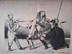 Litho Honore Daumier Depart pour l'Espagne uit La Caricature, Antiek en Kunst, Ophalen of Verzenden