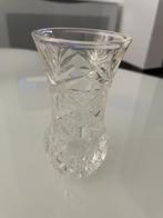Kristallen vaasje, Minder dan 50 cm, Glas, Ophalen of Verzenden, Zo goed als nieuw