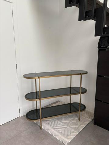 Nieuwe, ongebruikte sidetable antique brass gold beschikbaar voor biedingen