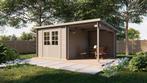 Blokhut - Tuinhuis Dora | 28 mm | vuren onbehandeld, Envoi, Neuf