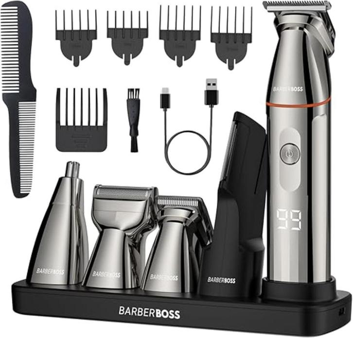 BarberBoss Baardtrimmer tondeuse GRATIS LEVERING, Handtassen en Accessoires, Uiterlijk | Haarverzorging, Nieuw, Tondeuse, Verzenden