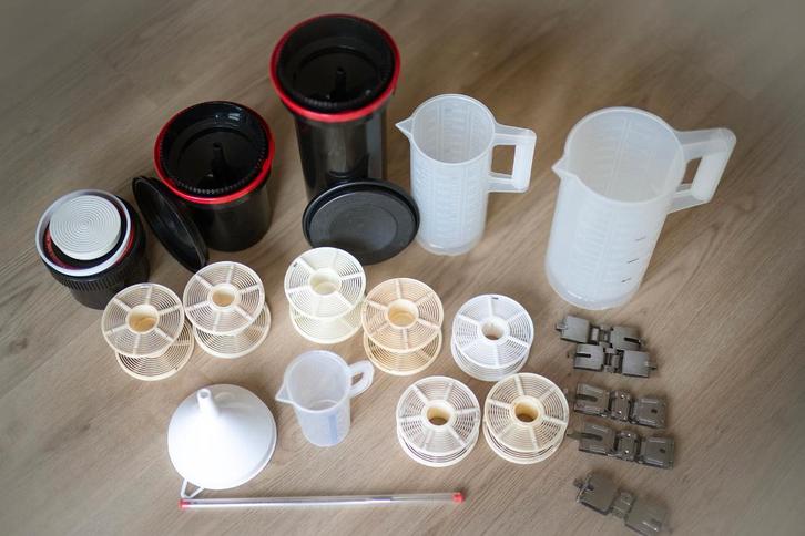 Materieel voor filmontwikkeling, Audio, Tv en Foto, Fotocamera's Analoog, Gebruikt, Spiegelreflex, Overige Merken, Ophalen
