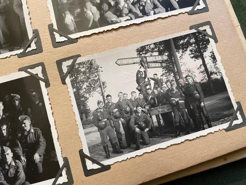 Origineel Duits fotoalbum Luftwaffe-eenheid Antwerpen/Kempen, Collections, Objets militaires | Seconde Guerre mondiale, Enlèvement ou Envoi