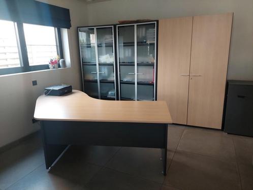 Bureau + kasten, Huis en Inrichting, Bureaus, Gebruikt, Bureau, Ophalen