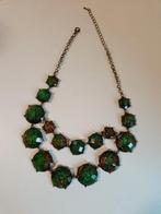 Halsketting groen, Handtassen en Accessoires, Kettingen, Ophalen, Groen