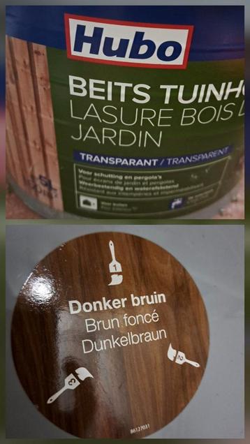 Beits voor tuinhout - 5L - ongeopend beschikbaar voor biedingen
