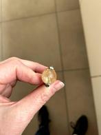 Citrien ring, Handtassen en Accessoires, Ophalen, Gebruikt, Met edelsteen, Dame