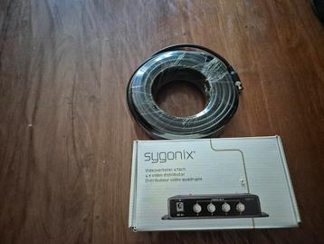Sygonix 4-voudige videoverdeler,  beschikbaar voor biedingen