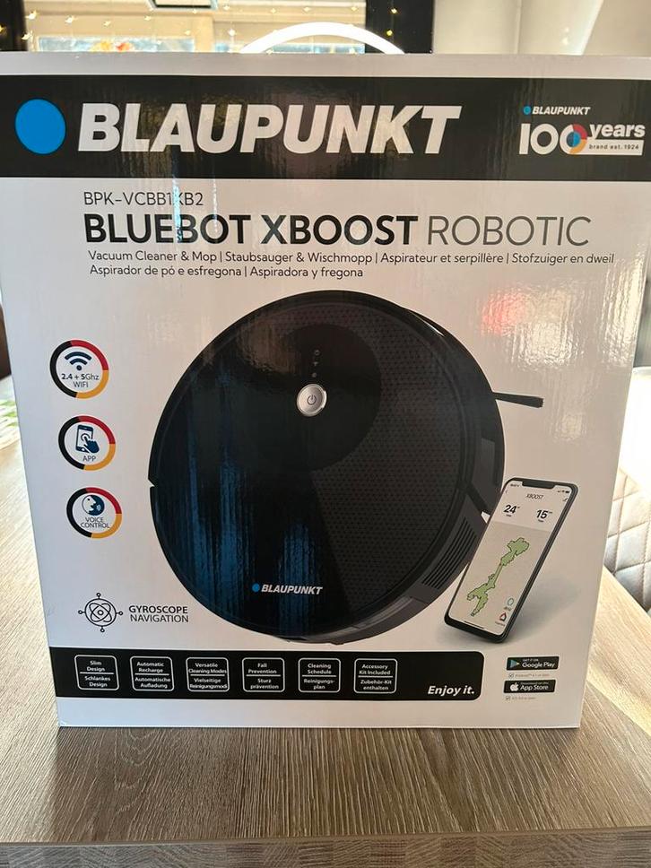 Robot stofzuiger met dweil functie, Electroménager, Aspirateurs, Comme neuf, Aspirateur, Enlèvement