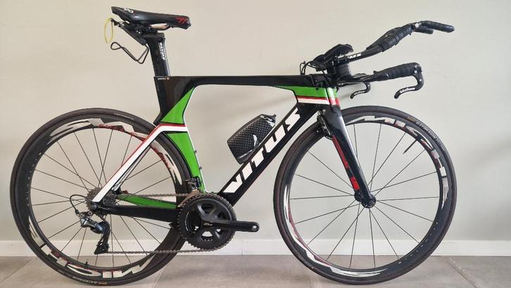Triatlon/ TT fiets, Fietsen en Brommers, Fietsen | Racefietsen, Gebruikt, Heren, Overige merken, Meer dan 20 versnellingen, Carbon