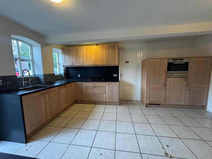 Nette Massief Eiken Hoekkeuken + Apparatuur + GEDEMONTEERD, Huis en Inrichting, Keuken | Complete keukens, Hoekkeuken, Graniet of Steen