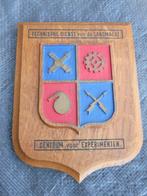 Plaque en bois ABL "service technique de l'armée", Emblème ou Badge, Armée de terre, Enlèvement ou Envoi