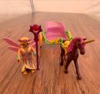 Playmobil bloemenfee met eenhoornkoets, Kinderen en Baby's, Speelgoed | Playmobil, Zo goed als nieuw, Ophalen