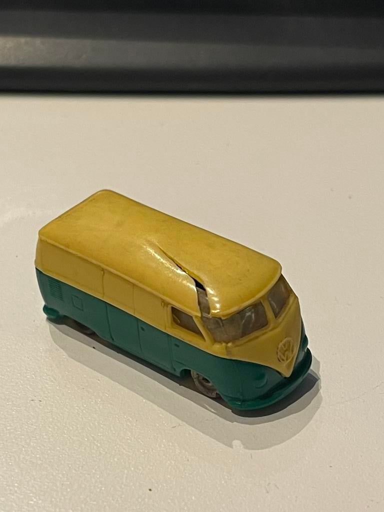 Lego VW T1 split-window bus groen/geel 1/87, Enlèvement ou Envoi, Comme neuf