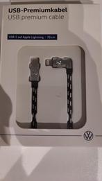 Origineel Volkswagen USB C naar Apple Lightning 70cm, Verzenden, Nieuw, Apple iPhone