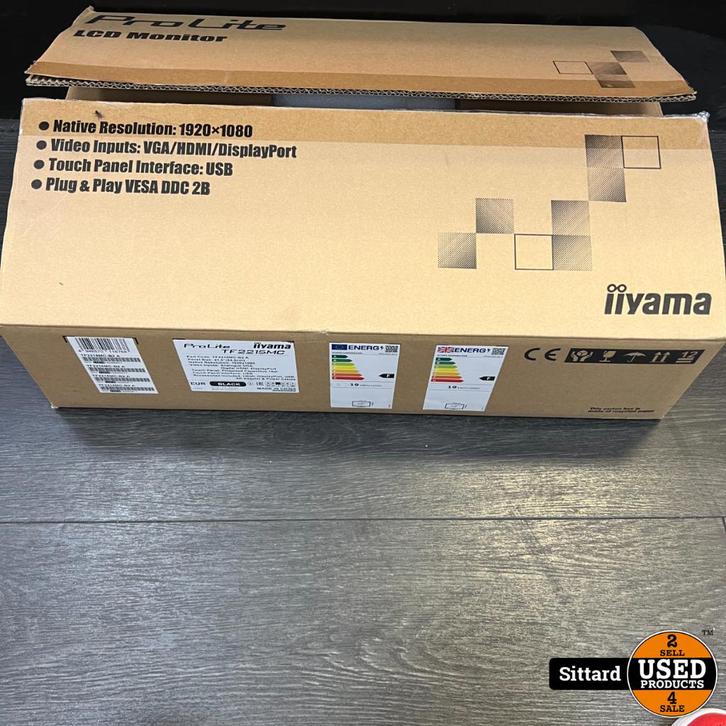 iiyama ProLite TF2215MC-B2 - LED-monitor - Full HD (1080p), Computers en Software, Monitoren, LED, HD, Ophalen of Verzenden