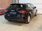 Audi A3 Sportback 30 TFSI Benzine Navi Leder Garantie, Voorwielaandrijving, Stof, Gebruikt, Zwart