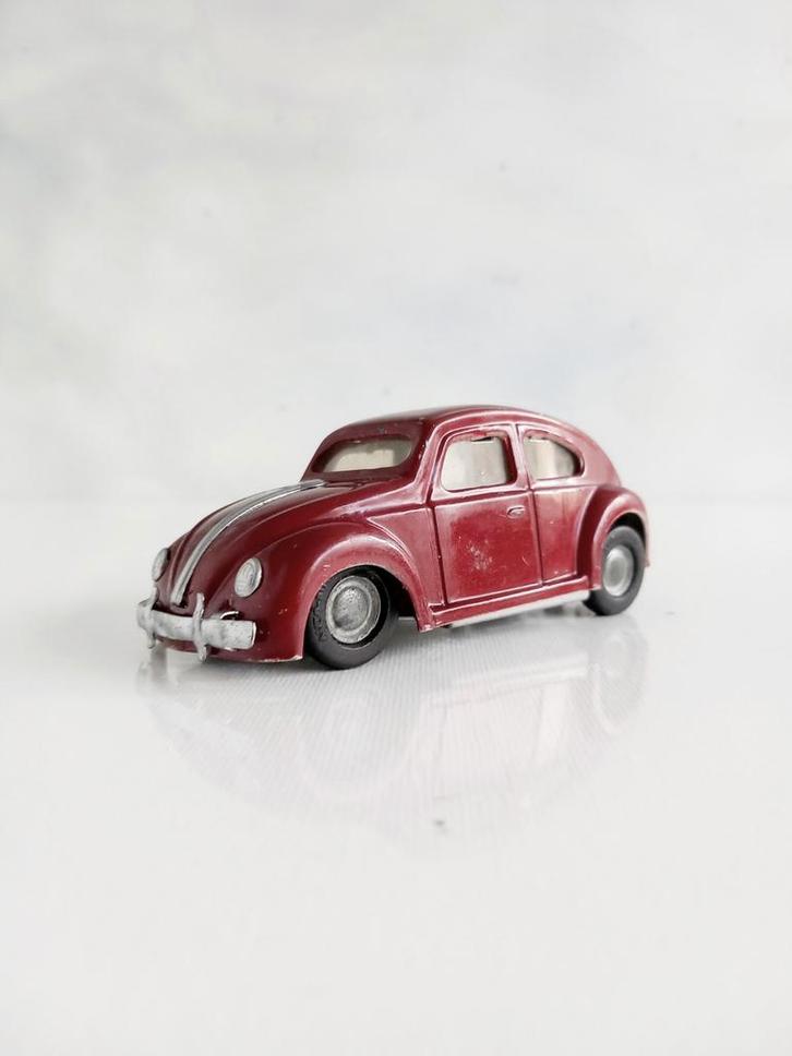 DUX VW Kever 1/35 blikken modelauto (1950s, werkend!), Antiek en Kunst, Antiek | Speelgoed, Ophalen of Verzenden