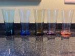Gekleurde glazenset - Booms glas - vintage, Verre à eau, Enlèvement
