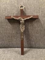 Antiek kruis 212 hout brons, Antiek en Kunst, Ophalen of Verzenden