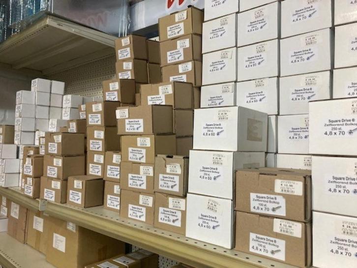 PROMO zelfborende schroeven  square kop, Doe-het-zelf en Bouw, IJzerwaren en Bevestigingsmiddelen, Nieuw, Schroeven, Minder dan 50 mm