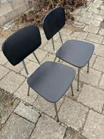 2 Vintage stoelen, Ophalen, Gebruikt, Twee, Zwart