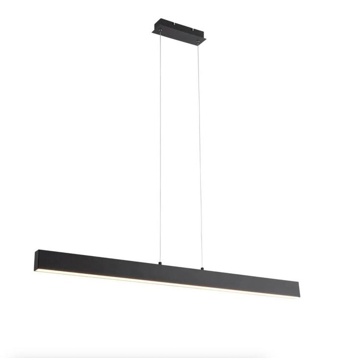 Nieuwe zwarte LED hanglamp - 3-staps dimbaar, Huis en Inrichting, Lampen | Hanglampen, Nieuw, 75 cm of meer, Metaal, Ophalen