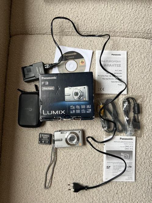Panasonic Lumix f3 digitale camera, TV, Hi-fi & Vidéo, Appareils photo numériques, Utilisé, Compact, Autres Marques, 4 à 7 fois
