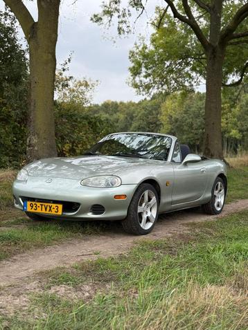 Mazda MX-5 uit 2003 | SLECHTS 93K KM | SILVERBLUES beschikbaar voor biedingen