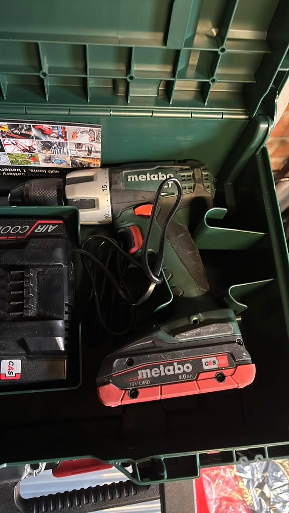 Metabo SB 18 LT accu klopboormachine, Doe-het-zelf en Bouw, Gereedschap | Boormachines, Zo goed als nieuw, Ophalen